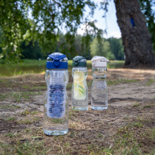 Butelka sportowa TRITAN 730ml z wkładem zielony RAVI